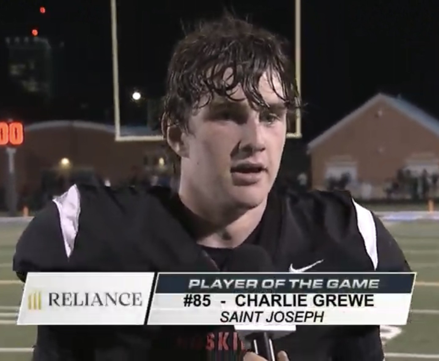 Charlie Grewe - Player of the Game